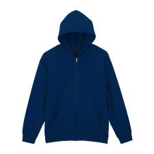 GILDAN Softstlye Midweight cipzáros - kapucnis pulóver GISF600, Navy-XL férfi pulóver, kardigán
