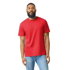 GILDAN Softstyle® CVC póló (Red Mist, L)