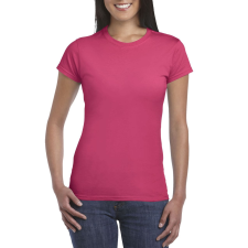 GILDAN Softstyle ® gyűrűs fonású pamut női póló (heliconia, 2XL) női póló
