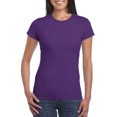 GILDAN Softstyle ® gyűrűs fonású pamut női póló (purple, L)