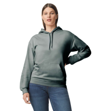 GILDAN Softstyle kapucnis pulóver kenguruzsebbel, Gildan GISF500, Dark Heather-3XL