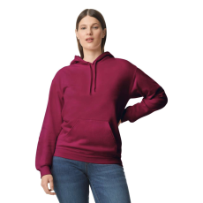 GILDAN Softstyle kapucnis pulóver kenguruzsebbel, Gildan GISF500, Maroon-XL