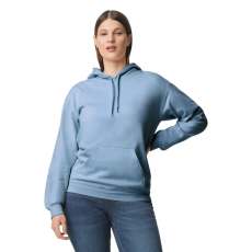GILDAN Softstyle kapucnis pulóver kenguruzsebbel, Gildan GISF500, Stone Blue-4XL