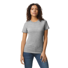 GILDAN Softstyle kereknyakú rövid ujjú női póló, Gildan GIL65000, RS Sport Grey-2XL
