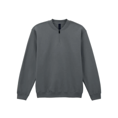 GILDAN Softstyle™ Midweight Felnőtt 1/4 Cipzáras Pulóver