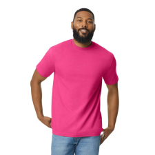 GILDAN Softstyle® puha, gyűrűs fonású pamut póló (heliconia, 2XL) munkaruha
