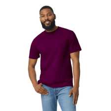 GILDAN Softstyle® puha, gyűrűs fonású pamut póló (maroon, XL) munkaruha