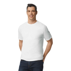 GILDAN Softstyle® puha, gyűrűs fonású pamut póló (white, L)