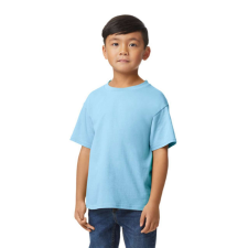 GILDAN Softstyle rövid ujjú kereknyakú gyerekpóló, Gildan GIB65000, Light Blue-XL gyerek póló