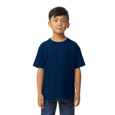 GILDAN Softstyle rövid ujjú kereknyakú gyerekpóló, Gildan GIB65000, Navy-XL gyerek póló