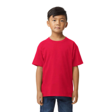 GILDAN Softstyle rövid ujjú kereknyakú gyerekpóló, Gildan GIB65000, Red-L gyerek póló