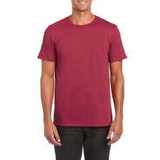 GILDAN Softstyle rövid ujjú környakas póló, Gildan GI64000, Antique Cherry Red-2XL férfi póló