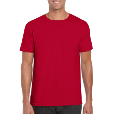 GILDAN Softstyle rövid ujjú környakas póló, Gildan GI64000, Cherry Red-3XL férfi póló