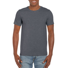 GILDAN Softstyle rövid ujjú környakas póló, Gildan GI64000, Dark Heather-2XL férfi póló