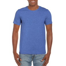 GILDAN Softstyle rövid ujjú környakas póló, Gildan GI64000, Heather Royal-2XL