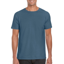 GILDAN Softstyle rövid ujjú környakas póló, Gildan GI64000, Indigo Blue-2XL férfi póló