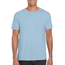 GILDAN Softstyle rövid ujjú környakas póló, Gildan GI64000, Light Blue-S