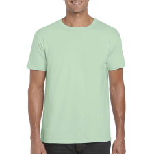 GILDAN Softstyle rövid ujjú környakas póló, Gildan GI64000, Mint Green-M férfi póló