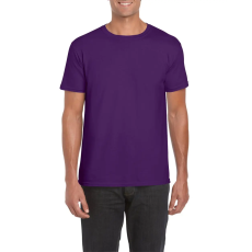 GILDAN Softstyle rövid ujjú környakas póló, Gildan GI64000, Purple-4XL