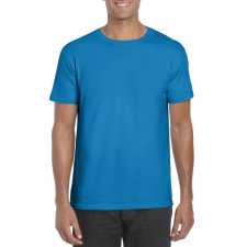 GILDAN Softstyle rövid ujjú környakas póló, Gildan GI64000, Sapphire-4XL férfi póló