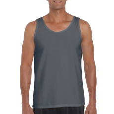 GILDAN Softstyle ujjatlan férfi pamut póló, Gildan GI64200, Charcoal-L