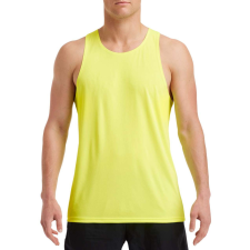 GILDAN Sport hátú Actíve Fit férfi trikó, Gildan GI46200, Safety Green-L atléta, trikó