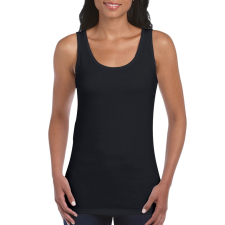 GILDAN Testhez álló, oldalvarrott női trikó, Gildan GIL64200, Black-2XL női trikó