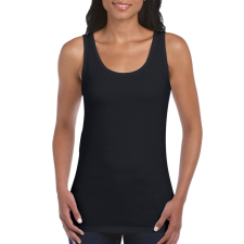 GILDAN Testhez álló, oldalvarrott női trikó, Gildan GIL64200, Black-M női trikó
