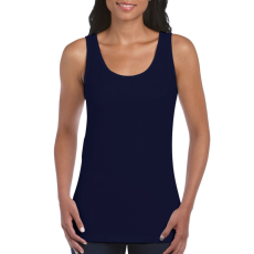 GILDAN Testhez álló, oldalvarrott női trikó, Gildan GIL64200, Navy-2XL