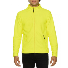 GILDAN Uniszex kabát Gildan GIPF800 Hammer Micro-Fleece Jacket -S, Safety Green férfi kabát, dzseki