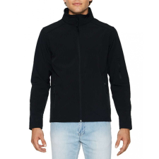 GILDAN Uniszex kabát Gildan GISS800 Hammer Softshell Jacket -3XL, Black férfi kabát, dzseki