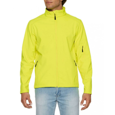GILDAN Uniszex kabát Gildan GISS800 Hammer Softshell Jacket -S, Safety Green férfi kabát, dzseki