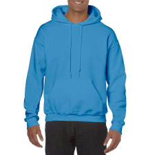 GILDAN Uniszex kapucnis pulóver Gildan GI18500 Heavy Blend™ Adult Hooded Sweatshirt -2XL, Sapphire férfi pulóver, kardigán