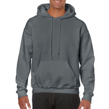GILDAN Uniszex kapucnis pulóver Gildan GI18500 Heavy Blend Adult Hooded Sweatshirt -5XL, Charcoal férfi pulóver, kardigán