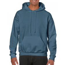 GILDAN Uniszex kapucnis pulóver Gildan GI18500 Heavy Blend™ Adult Hooded Sweatshirt -M, Indigo Blue férfi pulóver, kardigán
