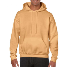 GILDAN Uniszex kapucnis pulóver Gildan GI18500 Heavy Blend™ Adult Hooded Sweatshirt -S, Old Gold férfi pulóver, kardigán