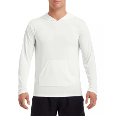 GILDAN Uniszex póló Gildan GI46500 performance® Adult Hooded T-Shirt -3XL, White