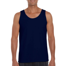 GILDAN Uniszex póló Ujjatlan Gildan Softstyle Adult Tank Top - S, Sötétkék (navy) atléta, trikó