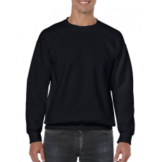 GILDAN Uniszex pulóver Gildan GI18000 Heavy Blend™ Adult Crewneck Sweatshirt -S, Black