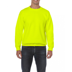 GILDAN Uniszex pulóver Gildan GI18000 Heavy Blend™ Adult Crewneck Sweatshirt -S, Safety Green