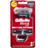 Gilette blue eldobható férfi borotva 3db-os kiszerelésben piros színben