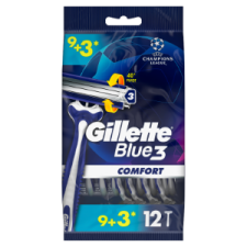 Gillette Blue3 Comfort Eldobható Férfi Borotva, 9+3 Darab eldobható borotva