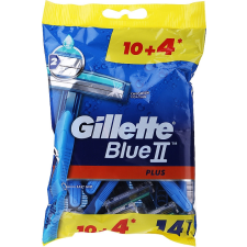 Gillette BlueII Plus Eldobható férfi borotva 10+4db eldobható borotva