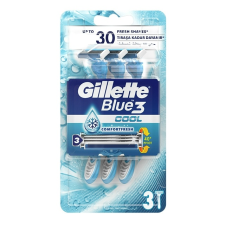 Gillette Eldobhatő borotva - Blue3 Cool - Hűsítő krémcsíkkal 3db eldobható borotva