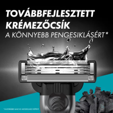 Gillette Mach3 Charcoal Borotvabetétek Férfiaknak, , 8 db Borotvabetét pótfej, penge