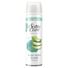 Gillette Satin Care Sensitive Aloe Vera Glide Borotvazselé, 200 ml borotvahab, borotvaszappan