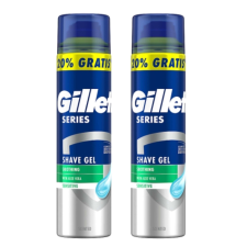 Gillette Series Sensitive Aloe Vera Borotvazselé 2x240ml borotvahab, borotvaszappan