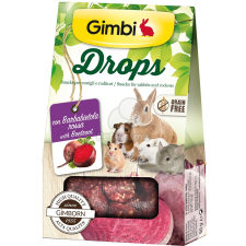 Gimbi Drops Snack céklával 50 g rágcsáló eledel