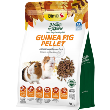 Gimbi Mother Nature Guinea Pig Pellet - állateledel tengeri malacok számára 500 g rágcsáló eledel