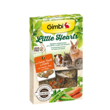 Gimborn Gimbi SNACK LITTLE HEARTS RÉPÁVAL 115G rágcsáló eledel